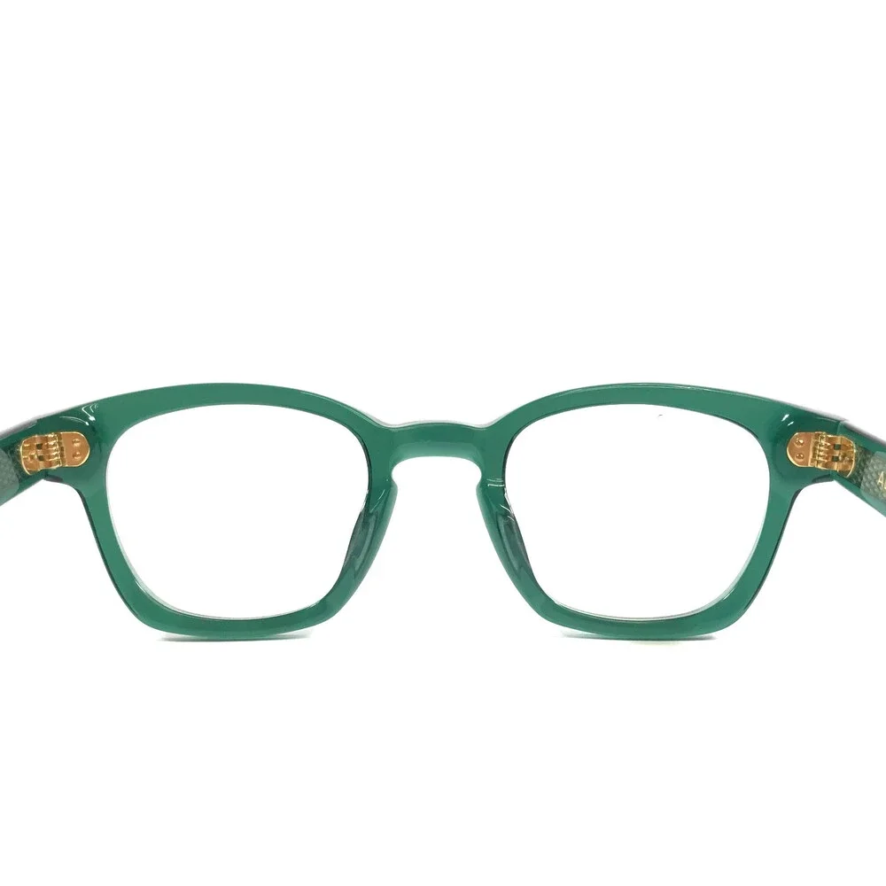 Alfred Kerbs Eyeglasses Frames AMERICA GR Clear Green Square Full Rim 48-24-140